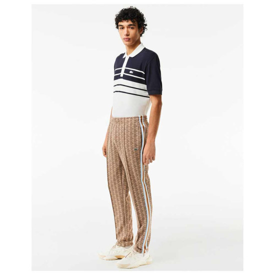 Lacoste Ανδρικό παντελόνι φόρμας Paris Monogram Jacquard Track Pants
